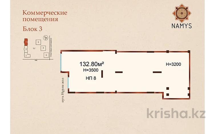 Коммерциялық жылжымайтын мүлік · 132.8 м², бағасы: ~ 58.4 млн ₸ в Астане, Сарайшык р-н — фото 2