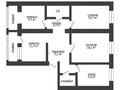 4-комнатная квартира · 82 м² · 2/5 этаж, Абулхаир хана за 24.6 млн ₸ в Актобе — фото 3