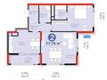 2-комнатная квартира · 77.8 м² · 15/15 этаж, Турар Рыскулов 3 за 93 млн ₸ в Астане, Есильский р-н — фото 14