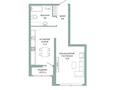 1-бөлмелі пәтер · 38.3 м², Толе би 19а, бағасы: ~ 21.8 млн ₸ в Астане, Нура р-н — фото 3