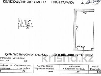 Гараж · 16 м² · Токпанова, бағасы: 6 млн ₸ в Астане, Алматы р-н