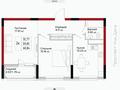 2-бөлмелі пәтер · 60.84 м² · 2/9 қабат, Е 908 22, бағасы: ~ 27.4 млн ₸ в Астане, Нура р-н