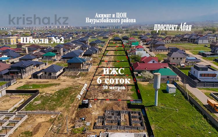 Жер телімі · 6 сотық, Жастар — Рядом с Наурызбайским Акиматом - Школа №2 - Чуть ниже проспекта Абая, бағасы: 32 млн ₸ в Абае — фото 9