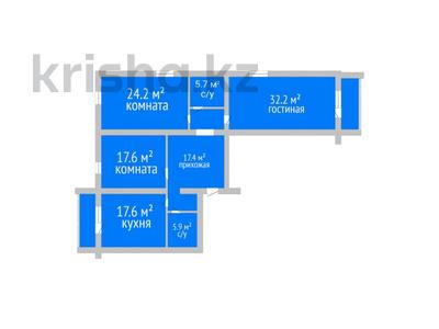 3-комнатная квартира, 131.2 м², 4/9 этаж, 6микрорайон 3А за 55 млн 〒 в Костанае