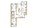 3-комнатная квартира · 107.41 м², К.Кайсенова 55/1 за ~ 64.4 млн 〒 в Усть-Каменогорске — фото 3