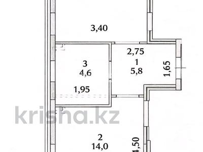 2-комнатная квартира · 48 м² · 10/17 этаж, Е-882 за 25.5 млн 〒 в Астане, Нура р-н