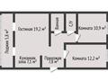 3-комнатная квартира · 70.6 м² · 5/5 этаж, Гоголя 61 за 30 млн ₸ в Костанае — фото 2