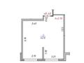 1-комнатная квартира · 42.6 м² · 1/9 этаж, микр.Кайрат 153/30 кор.6 — Бухтарминская за 25.5 млн ₸ в Алматы, Турксибский р-н
