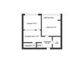 2-комнатная квартира · 50 м² · 3/5 этаж, мкр. Алтын орда 22е за 37 млн ₸ в Актобе — фото 21