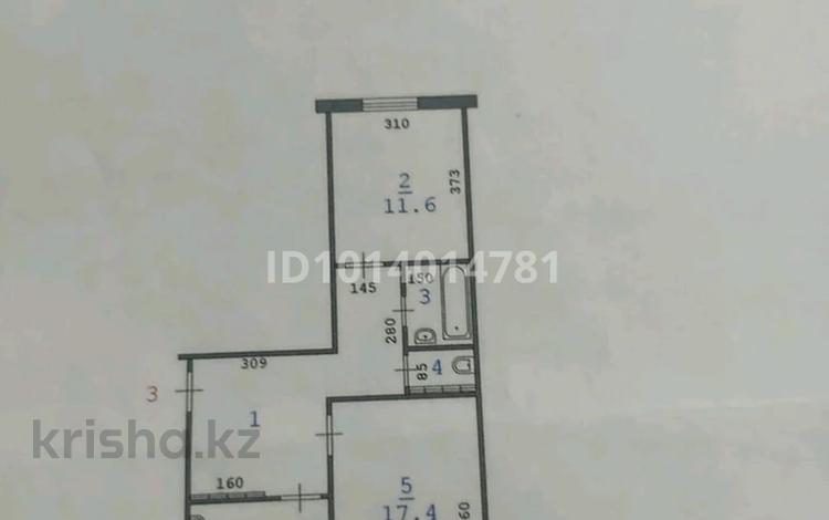 2-бөлмелі пәтер · 53.7 м² · 1/5 қабат, Авиагородок 18, бағасы: 15 млн ₸ в Актобе, мкр Авиагородок — фото 2