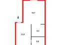 1-комнатная квартира · 39 м² · 3/3 этаж, мкр Городской Аэропорт, Алтын Арка за 16.5 млн 〒 в Караганде, Казыбек би р-н — фото 10