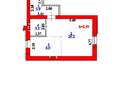 1-бөлмелі пәтер · 40.3 м² · 10/10 қабат, Кургальжинское шоссе 22/1, бағасы: ~ 12.9 млн ₸ в Астане, Нура р-н
