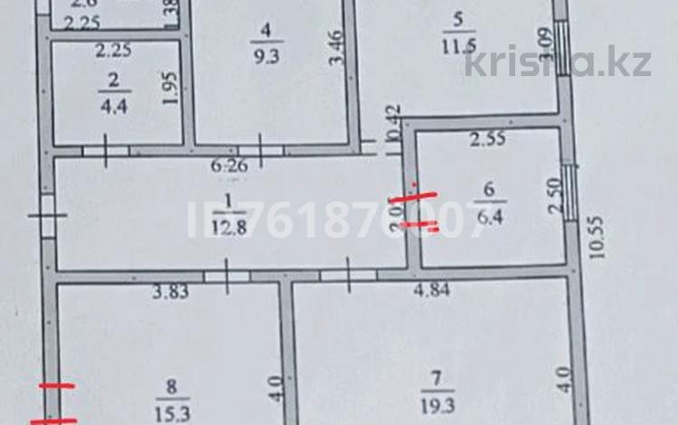 Отдельный дом · 4 комнаты · 110 м² · 8 сот., Наурыз 561 — Магазин Коктем за 19.5 млн ₸ в Каргалы (п. Фабричный) — фото 8
