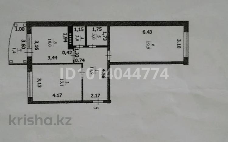 2-комнатная квартира · 60 м² · 2/9 этаж, черекаева — 8-я школа за 26 млн ₸ в Уральске — фото 2