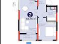 2-бөлмелі пәтер · 48 м² · 9/17 қабат, Е 908 23, бағасы: 28 млн ₸ в Астане, Нура р-н