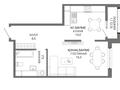 1-комнатная квартира · 41.1 м² · 15/16 этаж, Мангилик Ел 74 — БЕЗ КОМИССИИ / ПЕРВАЯ ЛИНИЯ / ИПОТЕКА / РАССРОЧКА / ПИШИТЕ за ~ 22.1 млн ₸ в Астане, Есильский р-н