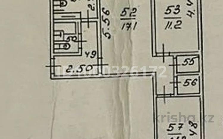 3-бөлмелі пәтер · 58 м² · 4/4 қабат, Радостовца 183, бағасы: 38 млн ₸ в Алматы, Бостандыкский р-н — фото 2