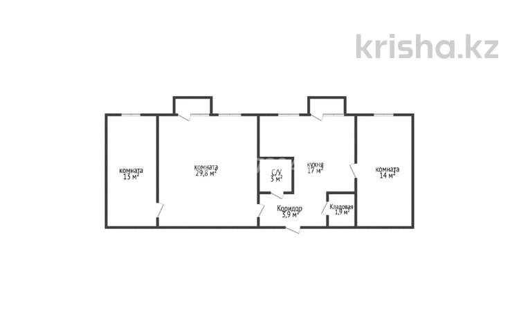 3-бөлмелі пәтер, 94.5 м², 2/2 қабат, Рабочая 178 — Шипина, бағасы: 13.1 млн 〒 в Костанае — фото 9