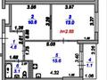 2-комнатная квартира · 49 м² · 3/10 этаж, Сейфуллина 51/13 за 37 млн ₸ в Алматы, Турксибский р-н — фото 16