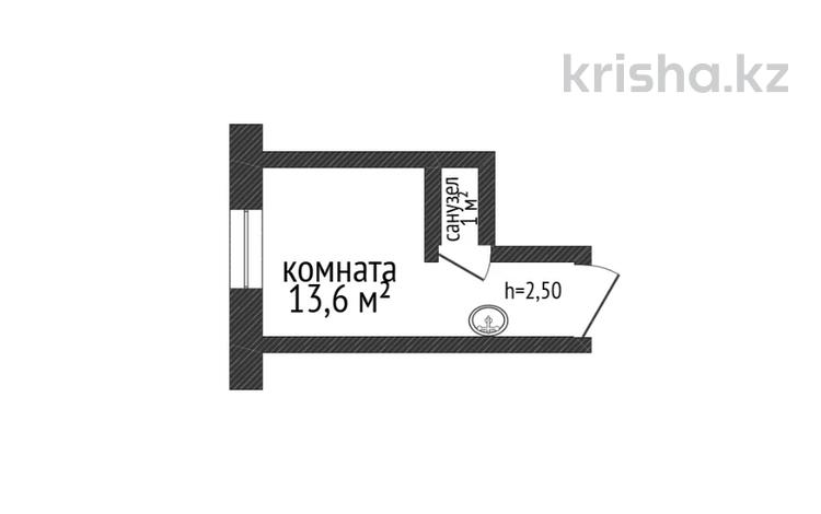 1-комнатная квартира · 14.6 м² · 1/9 этаж, мкр 11 за 4.3 млн ₸ в Актобе — фото 2