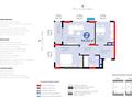 2-комнатная квартира · 54.52 м² · 4/6 этаж, Туран 57д за 41 млн ₸ в Астане — фото 2