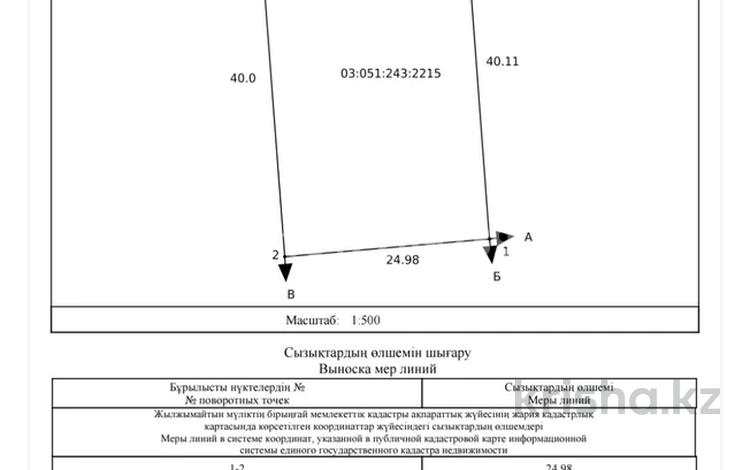 Участок · 10 соток, Д. Жолдыбайулы 1038к — 5 улица за 3.7 млн ₸ в Нура — фото 4
