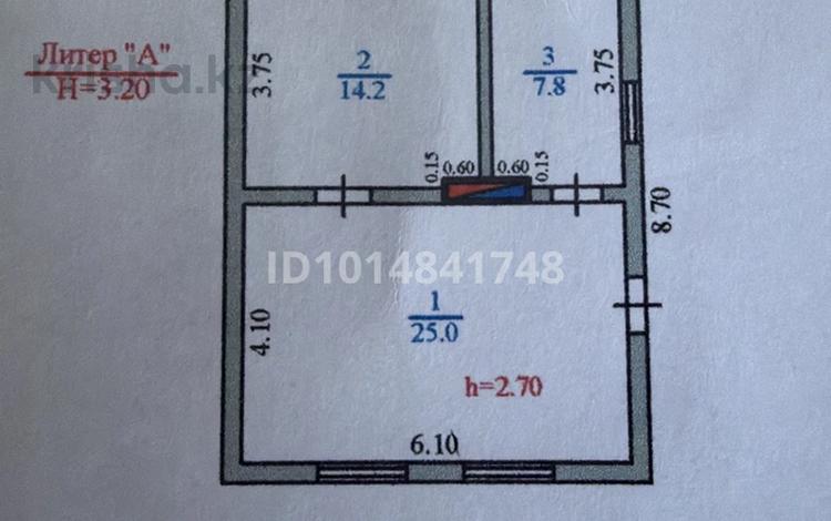 Отдельный дом · 2 комнаты · 47 м² · 8 сот., Табачная 67 за 23 млн ₸ в  — фото 2