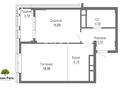 2-комнатная квартира, 52 м², Анет Баба (Е-755) 1 за 32 млн 〒 в Астане, Нура р-н — фото 13