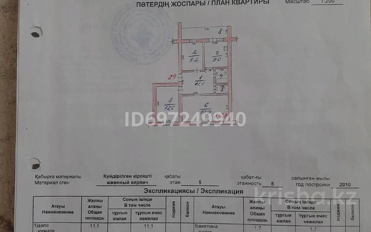 3-комнатная квартира, 64 м², 5/5 этаж, Когалы — Район Титова-Новостройка за 13 млн 〒 в  — фото 2