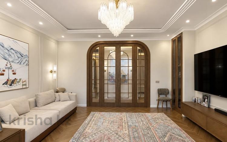 4-комнатная квартира · 120 м² · 7/9 этаж, Шамши Калдаяков 12 за 187 млн ₸ в Астане, Сарайшык р-н — фото 118