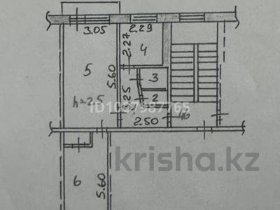 2-комнатная квартира · 43.4 м² · 2/5 этаж, 7 мкр 8 — 7 микрорайон за 11.3 млн ₸ в Темиртау