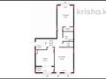 2-бөлмелі пәтер · 86.26 м² · 1/4 қабат, мкр Ак Шагала, Мкр. Ак Шагала 6, бағасы: 45 млн ₸ в Атырау
