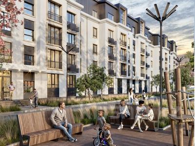 Планировки ЖК в Алматы: 1-комнатная квартира · 56 м², Сарыарка 72 за ~ 31.8 млн 〒 1-комнатная квартира · 56 м², Сарыарка 72 за ~ 31.8 млн 〒 в Алматы, Турксибский р-н