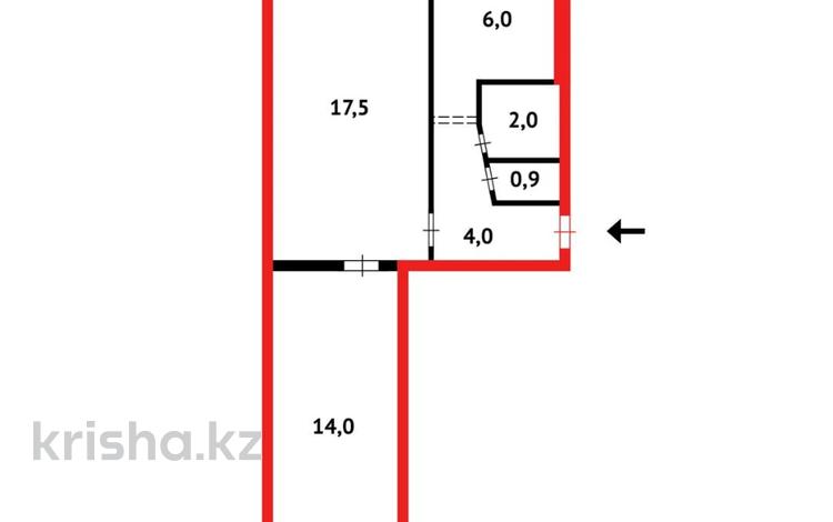 2-комнатная квартира · 44.8 м² · 5/5 этаж, мкр Юго-Восток, Мкр Юго-Восток пр. Строителей — Рынок Арай за 16 млн ₸ в Караганде, Казыбек би р-н — фото 7