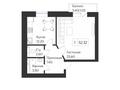 1-бөлмелі пәтер · 52.32 м² · 2/5 қабат, Увалиева 7, бағасы: ~ 23.5 млн ₸ в Усть-Каменогорске — фото 2
