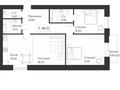 1-бөлмелі пәтер · 52.32 м² · 2/5 қабат, Увалиева 7, бағасы: ~ 23.5 млн ₸ в Усть-Каменогорске — фото 3