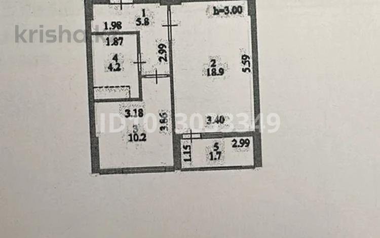 1-комнатная квартира · 40.3 м² · 12/12 этаж, Е-429 26 — Сыганак - Айтматова за 22.8 млн ₸ в Астане, Нура р-н — фото 2