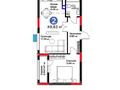 2-комнатная квартира · 50 м² · 9/17 этаж, Сагадат Нурмагамбетов 17 за 33.5 млн 〒 в Астане, Сарайшык р-н — фото 3