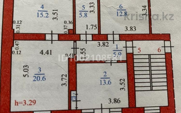 3-бөлмелі пәтер · 80 м² · 3/3 қабат, мкр Новый Город, Джамбула 3, бағасы: 22.5 млн ₸ в Караганде, Казыбек би р-н — фото 2