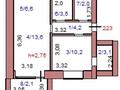 2-комнатная квартира, 45.3 м², 9/9 этаж, Наурызбай Батыра 138 — Назарбаева за ~ 13.6 млн 〒 в Кокшетау