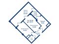 2-комнатная квартира · 58.99 м², ​Микрорайон Оазис, участок 44 за ~ 19.7 млн ₸ в Караганде — фото 3