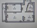 2-бөлмелі пәтер · 56.2 м² · 6/10 қабат, Сатпаева 23/2, бағасы: 26 млн ₸ в Астане, Алматы р-н