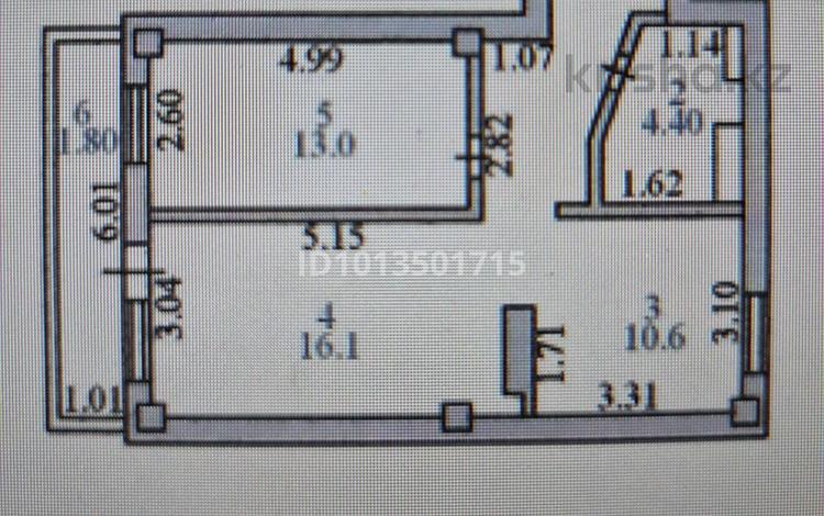 2-бөлмелі пәтер · 56.2 м² · 6/10 қабат, Сатпаева 23/2, бағасы: 26 млн ₸ в Астане, Алматы р-н — фото 10