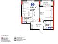2-комнатная квартира · 52 м² · 8/9 этаж, Турар Рыскулов 18 за 42 млн ₸ в Астане, Есильский р-н — фото 7