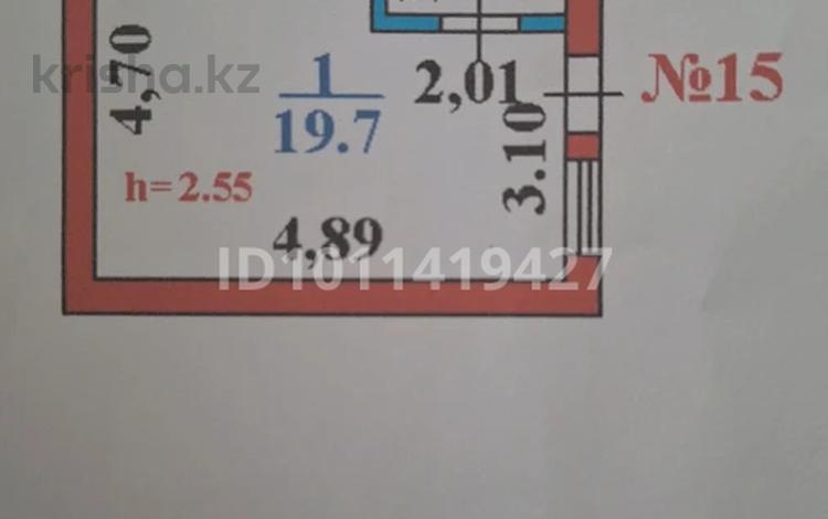 1-бөлмелі пәтер · 22.3 м² · 2/2 қабат, Намыс 16, бағасы: 9 млн ₸ в Каскелене — фото 2