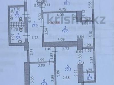 3-бөлмелі пәтер, 99 м², 4/20 қабат, Гагарина 310 — Аль Фараби, бағасы: ~ 110 млн 〒 в Алматы, Бостандыкский р-н