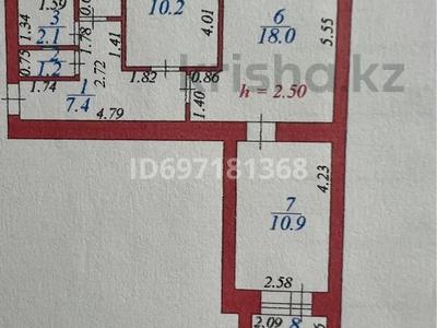 3-комнатная квартира, 57.5 м², 5/9 этаж, ПроспектАбая 27 за 18.5 млн 〒 в Астане, Сарыарка р-н