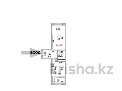 2-комнатная квартира · 43 м² · 6/17 этаж, ул. Кайыма Мухамедханова 12/3 — H=3m РАСПАШОНКА Хан Шатыр за 30.5 млн ₸ в Астане, Нура р-н