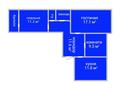 3-комнатная квартира, 66.1 м², 3/5 этаж, микрн 7 8 за 24.5 млн 〒 в Костанае — фото 2
