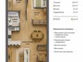 3-комнатная квартира · 82 м² · 1/3 этаж, мкр Таужолы, Жартас участок 45 за 29 млн ₸ в Алматы, Наурызбайский р-н — фото 9